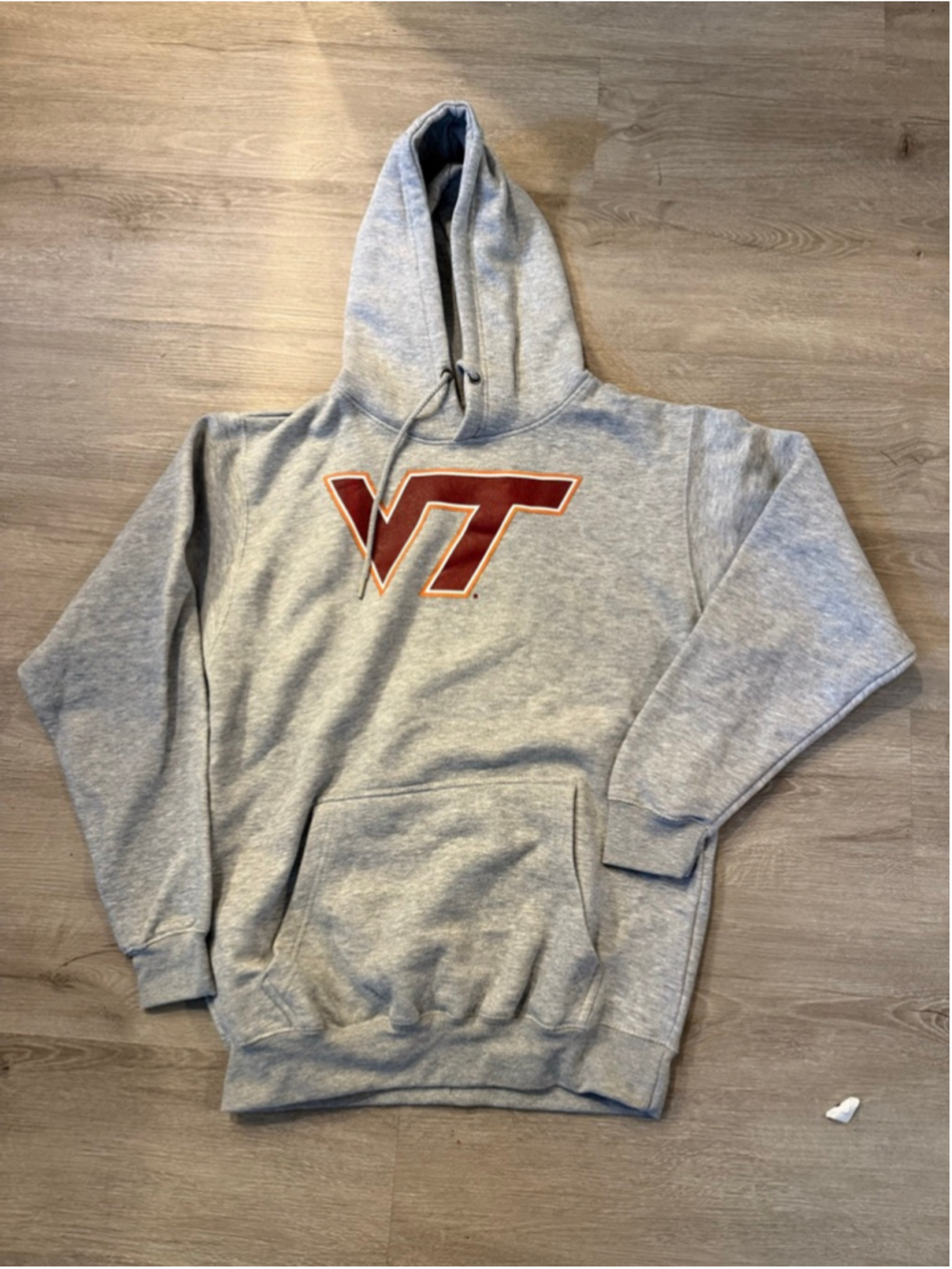 Men's Fanatics Gray Virginia Tech VT Hoodie M